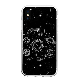 Чехол для iPhone XS Max матовый с принтом Космос нарисованный в Санкт-Петербурге, Силикон | Область печати: задняя сторона чехла, без боковых панелей | nasa | астрономия | вселенная | галактика | звёзды | земля | комета | марс | метеорит | небо | планета | планеты | рисунок | сатурн | солнце | спутник | юпитер