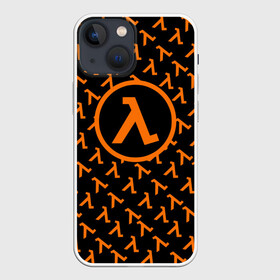 Чехол для iPhone 13 mini с принтом HALF LIFE в Санкт-Петербурге,  |  | aperture laboratorie | black mesa | gordon freeman | half life | half life 3 | logo | valve | вэлв | гордон фриман | игра | лого | монтировка | фантастика | халф лайф