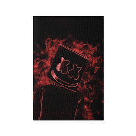 Обложка для паспорта матовая кожа с принтом Marshmello в Санкт-Петербурге, натуральная матовая кожа | размер 19,3 х 13,7 см; прозрачные пластиковые крепления | marshmello | диджей | клуб | клубная музыка | маршмеллоу | маршмэлло | маршмэллоу | музыка | электронная