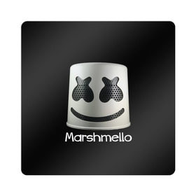 Магнит виниловый Квадрат с принтом Marshmello в Санкт-Петербурге, полимерный материал с магнитным слоем | размер 9*9 см, закругленные углы | marshmello | диджей | клуб | клубная музыка | маршмеллоу | маршмэлло | маршмэллоу | музыка | электронная