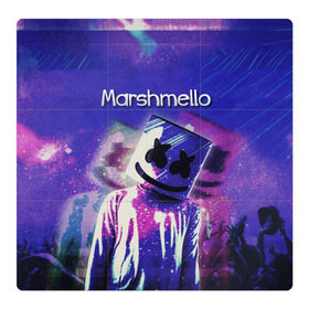 Магнитный плакат 3Х3 с принтом Marshmello в Санкт-Петербурге, Полимерный материал с магнитным слоем | 9 деталей размером 9*9 см | marshmello | диджей | клуб | клубная музыка | маршмеллоу | маршмэлло | маршмэллоу | музыка | электронная