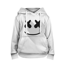 Детская толстовка 3D с принтом Marshmello в Санкт-Петербурге, 100% полиэстер | двухслойный капюшон со шнурком для регулировки, мягкие манжеты на рукавах и по низу толстовки, спереди карман-кенгуру с мягким внутренним слоем | marshmello | диджей | клуб | клубная музыка | маршмеллоу | маршмэлло | маршмэллоу | музыка | электронная