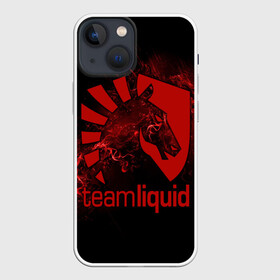 Чехол для iPhone 13 mini с принтом Team Liquid в Санкт-Петербурге,  |  | dota | liquid | team | the international | дота | игры | кибер | ликвид | спорт | тим