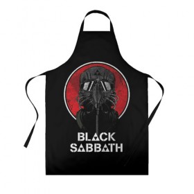 Фартук 3D с принтом Black Sabbath в Санкт-Петербурге, 100% полиэстер | общий размер — 65 х 85 см, ширина нагрудника — 26 см, горловина — 53 см, длина завязок — 54 см, общий обхват в поясе — 173 см. Принт на завязках и на горловине наносится с двух сторон, на основной части фартука — только с внешней стороны | black sabbath | hard rock | heavy metal | блэк сабат | группы | метал | музыка | оззи осборн | рок | хард рок | хэви метал