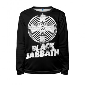 Детский лонгслив 3D с принтом Black Sabbath в Санкт-Петербурге, 100% полиэстер | длинные рукава, круглый вырез горловины, полуприлегающий силуэт
 | black sabbath | hard rock | heavy metal | блэк сабат | группы | метал | музыка | оззи осборн | рок | хард рок | хэви метал