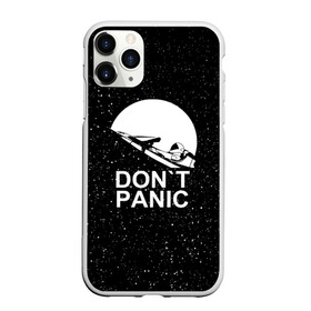 Чехол для iPhone 11 Pro матовый с принтом DON`T PANIC в Санкт-Петербурге, Силикон |  | don t panic | elon mask | galaxy | nasa | space x | stars | галактика | звезды | знаменитости | илон маск | космос | не паникуйте