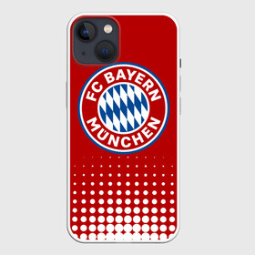 Чехол для iPhone 13 с принтом Бавария в Санкт-Петербурге,  |  | bayern | fc bayern munchen | fcb | бавария | бундеслига | германия | мюнхенская бавария | форма | футбол | футболист | футбольная | футбольный клуб | футбольный клуб бавария мюнхен