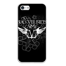 Чехол для iPhone 5/5S матовый с принтом Black Veil Brides в Санкт-Петербурге, Силикон | Область печати: задняя сторона чехла, без боковых панелей | black veil brides | heavy matal | metal | post hardcore | группы | метал | музыка | рок | хэви метал | эмо