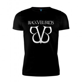Мужская футболка премиум с принтом Black Veil Brides в Санкт-Петербурге, 92% хлопок, 8% лайкра | приталенный силуэт, круглый вырез ворота, длина до линии бедра, короткий рукав | black veil brides | heavy matal | metal | post hardcore | группы | метал | музыка | рок | хэви метал | эмо