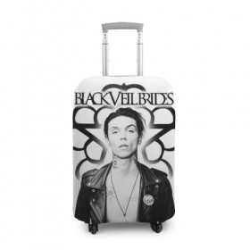 Чехол для чемодана 3D с принтом Black Veil Brides в Санкт-Петербурге, 86% полиэфир, 14% спандекс | двустороннее нанесение принта, прорези для ручек и колес | 