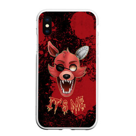 Чехол для iPhone XS Max матовый с принтом Foxy в Санкт-Петербурге, Силикон | Область печати: задняя сторона чехла, без боковых панелей | five nights at freddys | foxy | аниматроники | игра | компьютерная игра | робот | фокси | фредди | чика