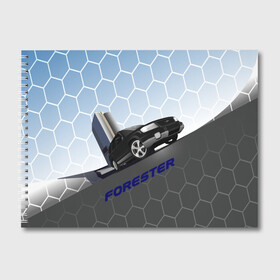 Альбом для рисования с принтом Subaru Forester SF5 в Санкт-Петербурге, 100% бумага
 | матовая бумага, плотность 200 мг. | auto | forester | jdm | sf5 | subaru | subaru forester | субару | форестер
