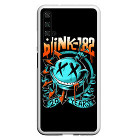 Чехол для Honor 20 с принтом Blink 182 в Санкт-Петербурге, Силикон | Область печати: задняя сторона чехла, без боковых панелей | punk | группы | кролик | музыка | панк