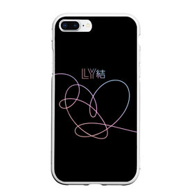 Чехол для iPhone 7Plus/8 Plus матовый с принтом BTS LOVE YOURSELF в Санкт-Петербурге, Силикон | Область печати: задняя сторона чехла, без боковых панелей | bangtan boys | bt21 | bts | bts army | bts stickers | j hope | jimin | jin | jungkook | k pop | rap monster | rapmon | suga | v | бтс | корея | стикеры bts