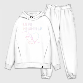 Мужской костюм хлопок OVERSIZE с принтом BTS LOVE YOURSELF в Санкт-Петербурге,  |  | bangtan boys | bt21 | bts | bts army | bts stickers | j hope | jimin | jin | jungkook | k pop | rap monster | rapmon | suga | v | бтс | корея | стикеры bts