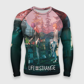 Мужской рашгард 3D с принтом Life is Strange в Санкт-Петербурге,  |  | caulfield | chloe price | game | kate marsh | life | life is strange | life is strange: before the storm | max | strange | две луны | игры | кейт марш | колфилд | макс | подростки | студенты