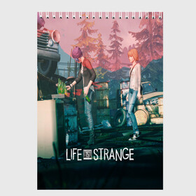 Скетчбук с принтом Life is Strange в Санкт-Петербурге, 100% бумага
 | 48 листов, плотность листов — 100 г/м2, плотность картонной обложки — 250 г/м2. Листы скреплены сверху удобной пружинной спиралью | caulfield | chloe price | game | kate marsh | life | life is strange | life is strange: before the storm | max | strange | две луны | игры | кейт марш | колфилд | макс | подростки | студенты