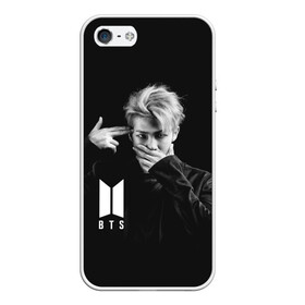 Чехол для iPhone 5/5S матовый с принтом BTS RAP MONSTER в Санкт-Петербурге, Силикон | Область печати: задняя сторона чехла, без боковых панелей | bangtan boys | bt21 | bts | bts army | bts stickers | j hope | jimin | jin | jungkook | k pop | rap monster | rapmon | suga | v | бтс | корея | стикеры bts