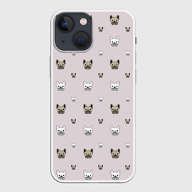 Чехол для iPhone 13 mini с принтом Бульки в Санкт-Петербурге,  |  | английский | бульдог | пес | собака | французский