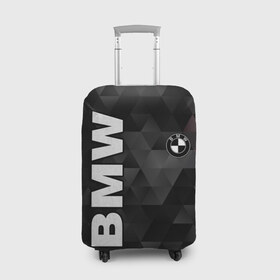Чехол для чемодана 3D с принтом BMW в Санкт-Петербурге, 86% полиэфир, 14% спандекс | двустороннее нанесение принта, прорези для ручек и колес | bmw | авто | автомобиль | бмв | логотип | машина | надпись | текстура