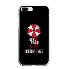 Чехол для iPhone 7Plus/8 Plus матовый с принтом Resident Evil 2 в Санкт-Петербурге, Силикон | Область печати: задняя сторона чехла, без боковых панелей | 2 | biohazard | claire | evil | horror | raccoon | resident | survival | t virus | t вирус | выживание | зла | кеннеди | клэр | леон | обитель | раккун | редфилд | скотт | ужас