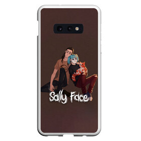 Чехол для Samsung S10E с принтом Sally Face в Санкт-Петербурге, Силикон | Область печати: задняя сторона чехла, без боковых панелей | blue | diane | face | fisher | gizmo | henry | johnson | killer | larry | sally | генри | гизмо | джонсон | диана | ларри | лицо | салли | фейс | фишер