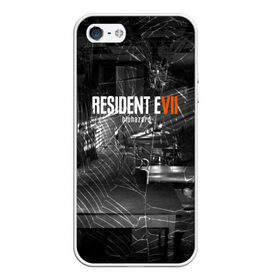 Чехол для iPhone 5/5S матовый с принтом RESIDENT EVIL 7 в Санкт-Петербурге, Силикон | Область печати: задняя сторона чехла, без боковых панелей | biohazard | biohazard 7 | crocodile | fang | game | hand | monster | new umbrella | resident evil | resident evil 7 | umbrella | umbrella corp | umbrella corporation | zombie