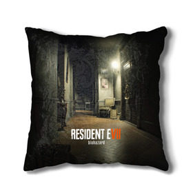 Подушка 3D с принтом RESIDENT EVIL 7 в Санкт-Петербурге, наволочка – 100% полиэстер, наполнитель – холлофайбер (легкий наполнитель, не вызывает аллергию). | состоит из подушки и наволочки. Наволочка на молнии, легко снимается для стирки | Тематика изображения на принте: biohazard | biohazard 7 | crocodile | fang | game | hand | monster | new umbrella | resident evil | resident evil 7 | umbrella | umbrella corp | umbrella corporation | zombie