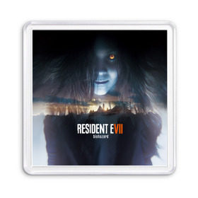 Магнит 55*55 с принтом Resident Evil 7 в Санкт-Петербурге, Пластик | Размер: 65*65 мм; Размер печати: 55*55 мм | biohazard | biohazard 7 | crocodile | fang | game | hand | monster | new umbrella | resident evil | resident evil 7 | umbrella | umbrella corp | umbrella corporation | zombie