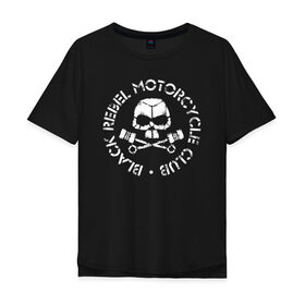 Мужская футболка хлопок Oversize с принтом Black Rebel Motorcycle Club в Санкт-Петербурге, 100% хлопок | свободный крой, круглый ворот, “спинка” длиннее передней части | Тематика изображения на принте: black rebel motorcycle club | brmc | rock | группы | инди | музыка | рок | рок н ролл