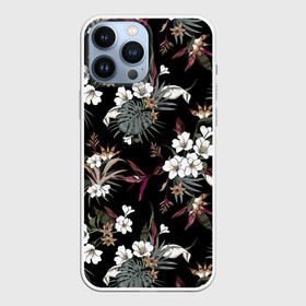 Чехол для iPhone 13 Pro Max с принтом Белые цветы в Санкт-Петербурге,  |  | bouquets | field | flora | flowers | leaves | pat | букеты | графика | искусство | картинка | красивый | красный | крутой | листья | мода | модный | молодёжная | орнамент | полевые | рисунок | розы | рукоделие | стиль