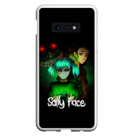 Чехол для Samsung S10E с принтом Sally Face в Санкт-Петербурге, Силикон | Область печати: задняя сторона чехла, без боковых панелей | blue | diane | face | fisher | gizmo | henry | johnson | killer | larry | sally | генри | гизмо | джонсон | диана | ларри | лицо | салли | фейс | фишер