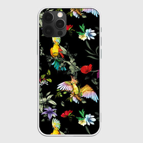 Чехол для iPhone 12 Pro Max с принтом Попугаи в Санкт-Петербурге, Силикон |  | Тематика изображения на принте: parrots | ветки | графика | джунгли | искусство | картинка | красивый | красный | крутой | листья | мода | модный | молодёжная | орнамент | попугаи | рисунок | розовый | рукоделие | синий | стиль