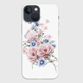 Чехол для iPhone 13 mini с принтом Цветы в Санкт-Петербурге,  |  | bouquets | flowers | pattern | roses | букеты | графика | жёлтый | зелёный | искусство | картинка | красивый | крутой | листья | мода | модный | молодёжная | оранжевый | орнамент | рисунок | розовый | розы | рукоделие