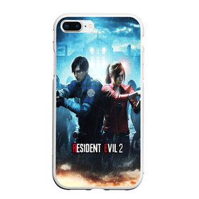 Чехол для iPhone 7Plus/8 Plus матовый с принтом RESIDENT EVIL2 в Санкт-Петербурге, Силикон | Область печати: задняя сторона чехла, без боковых панелей | biohazard | biohazard 7 | crocodile | fang | game | hand | monster | new umbrella | resident evil | resident evil 7 | umbrella | umbrella corp | umbrella corporation | zombie