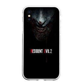 Чехол для iPhone XS Max матовый с принтом Resident Evil 2 в Санкт-Петербурге, Силикон | Область печати: задняя сторона чехла, без боковых панелей | biohazard | biohazard 7 | crocodile | fang | game | hand | monster | new umbrella | resident evil | resident evil 7 | umbrella | umbrella corp | umbrella corporation | zombie