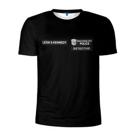 Мужская футболка 3D спортивная с принтом R.P.D. LEON S.KENNEDY в Санкт-Петербурге, 100% полиэстер с улучшенными характеристиками | приталенный силуэт, круглая горловина, широкие плечи, сужается к линии бедра | ada wong | biohazard | game | gamer | leon | logo | mistic | raccoon city | re2 | resident evil 2 | rpd | stars | umbrella | ада вонг | амбрелла | зомби | игра | мистика | ужасы
