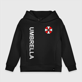 Детское худи Oversize хлопок с принтом UMBRELLA CORP в Санкт-Петербурге, френч-терри — 70% хлопок, 30% полиэстер. Мягкий теплый начес внутри —100% хлопок | боковые карманы, эластичные манжеты и нижняя кромка, капюшон на магнитной кнопке | ada wong | biohazard | game | gamer | leon | logo | mistic | raccoon city | re2 | resident evil 2 | rpd | stars | umbrella | ада вонг | амбрелла | зомби | игра | мистика | ужасы