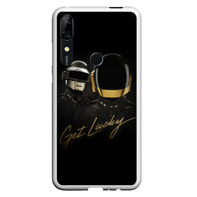 Чехол для Honor P Smart Z с принтом Daft Punk в Санкт-Петербурге, Силикон | Область печати: задняя сторона чехла, без боковых панелей | daft punk | electronic | house | human | music | robot | дафт панк | музыка | синти поп | хаус | электроника