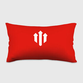 Подушка 3D антистресс с принтом Man Utd Red Devils в Санкт-Петербурге, наволочка — 100% полиэстер, наполнитель — вспененный полистирол | состоит из подушки и наволочки на молнии | 