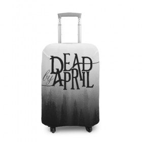Чехол для чемодана 3D с принтом Dead by April в Санкт-Петербурге, 86% полиэфир, 14% спандекс | двустороннее нанесение принта, прорези для ручек и колес | dead by april | metal | rock | группы | метал | музыка | рок