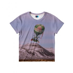 Детская футболка 3D с принтом Воздушный шар в Санкт-Петербурге, 100% гипоаллергенный полиэфир | прямой крой, круглый вырез горловины, длина до линии бедер, чуть спущенное плечо, ткань немного тянется | Тематика изображения на принте: 