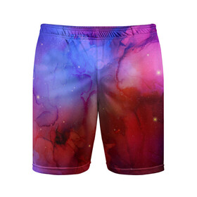 Мужские шорты 3D спортивные с принтом Space color в Санкт-Петербурге,  |  | galaxy | nebula | space | star | абстракция | вселенная | галактика | звезда | звезды | космический | планеты