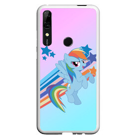 Чехол для Honor P Smart Z с принтом Rainbow Dash в Санкт-Петербурге, Силикон | Область печати: задняя сторона чехла, без боковых панелей | cute | mlp | pony | млп | пони | рейнбоу дэш