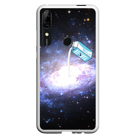 Чехол для Honor P Smart Z с принтом Milky Way в Санкт-Петербурге, Силикон | Область печати: задняя сторона чехла, без боковых панелей | cosmos | milk | nasa | space | космос | млечный путь | молоко