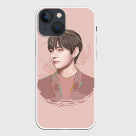 Чехол для iPhone 13 mini с принтом Kim Taehyung в Санкт-Петербурге,  |  | bts | gucci | jeon jungkook | k pop | kim taehyung | korean pop | music | бтс | гуси | гучи | гуччи | кей поп | ким тхэ хён | коллаб | чон чонгук