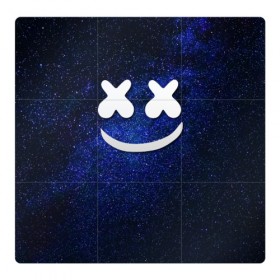 Магнитный плакат 3Х3 с принтом Marshmello Cosmos в Санкт-Петербурге, Полимерный материал с магнитным слоем | 9 деталей размером 9*9 см | marshmello | диджей | звезды | клуб | клубная музыка | космос | маршмеллоу | маршмэлло | маршмэллоу | музыка | небо | ночь | электронная