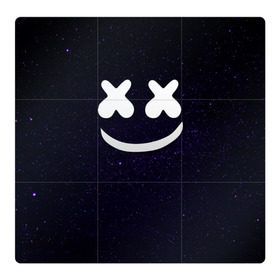 Магнитный плакат 3Х3 с принтом Marshmello Cosmos в Санкт-Петербурге, Полимерный материал с магнитным слоем | 9 деталей размером 9*9 см | marshmello | диджей | звезды | клуб | клубная музыка | космос | маршмеллоу | маршмэлло | маршмэллоу | музыка | небо | ночь | электронная