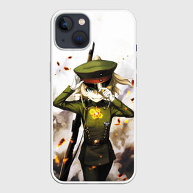 Чехол для iPhone 13 с принтом Военная хроника маленькой в Санкт-Петербурге,  |  | anime | manga | tanya | the military chronicles of a little girl | the saga of tanya the evil | youjo senki | аниме | военная хроника маленькой девочки | манга | таня фон дегручав