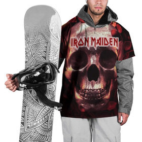 Накидка на куртку 3D с принтом Iron Maiden в Санкт-Петербурге, 100% полиэстер |  | бас | британия | брюс дикинсон | гитара | группа | дева | железная | метал | нико макбрэйн | рок | стив харрис | хеви | яник герс